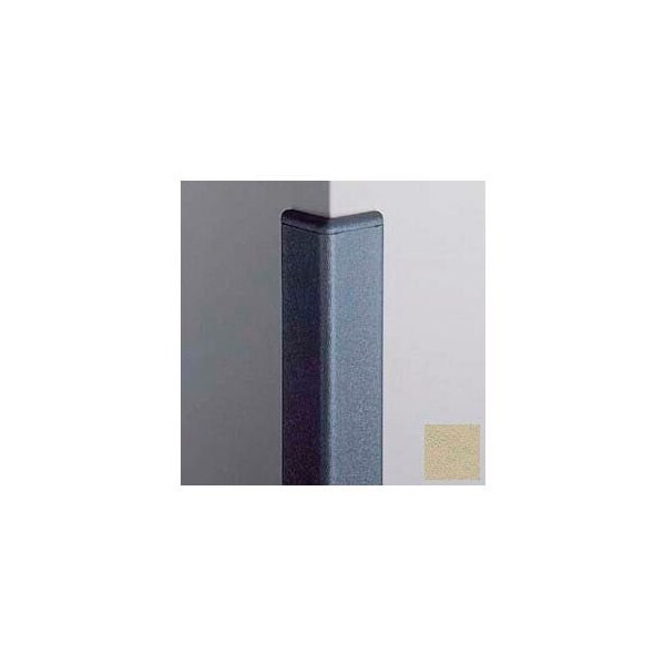 Pawling Surface Mounted Corner Guard 90Deg, 2'' Wings, 8'H W/ Caps, Harvard Gray CG-20-8-483 - main